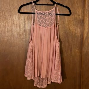 Low back, high neck tank - size small